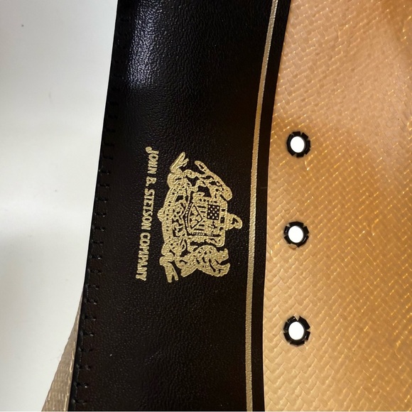 Stetson John B Stetson  cowboy hat genuine shantung 7x  7 1/4 - Picture 5 of 7